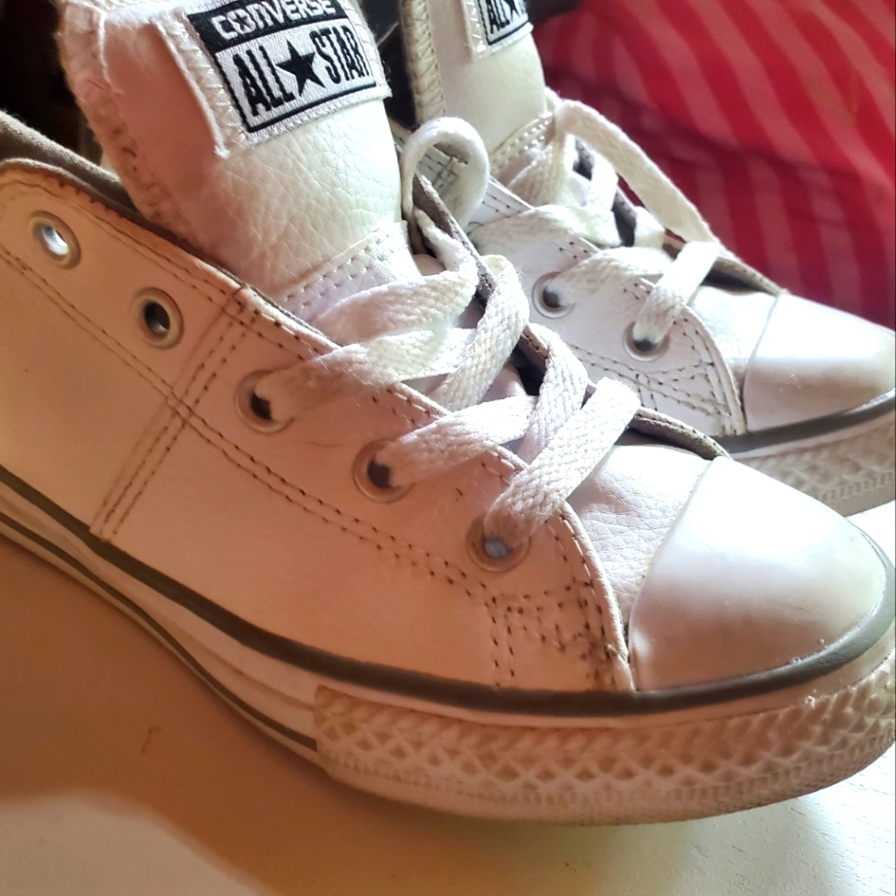 Leather Converse